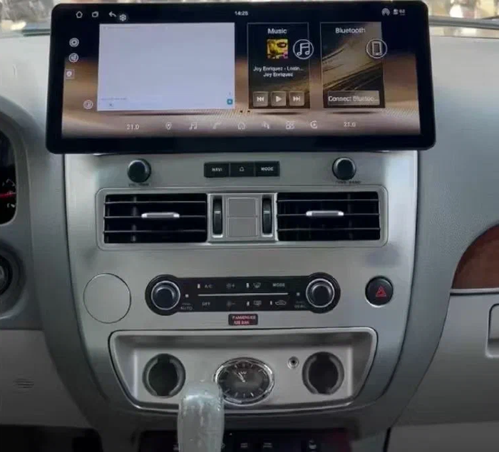 Магнитола для Nissan Pathfinder R51 2007-2010 (поддержка Bose и 360) - Kuberg KP-I1232 монитор 17" на Android 13, Быстрая, CarPlay, 4G SIM-слот