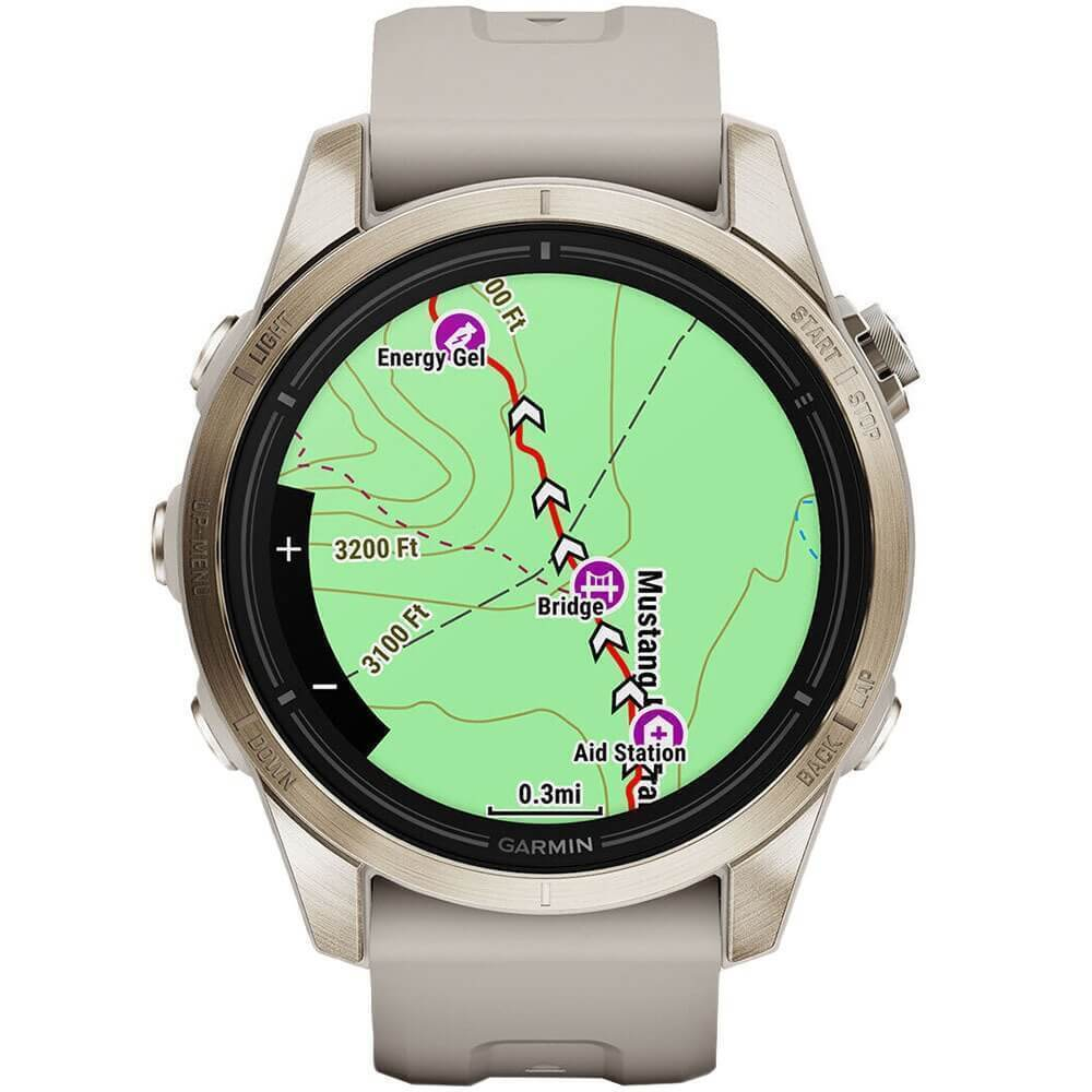 Умные часы Garmin Epix Pro (Gen 2) Sapphire Edition 42 мм Beige Soft Gold