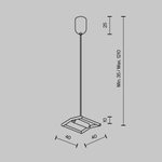 Подвес для ремня Maytoni Parity TRA130SW-B