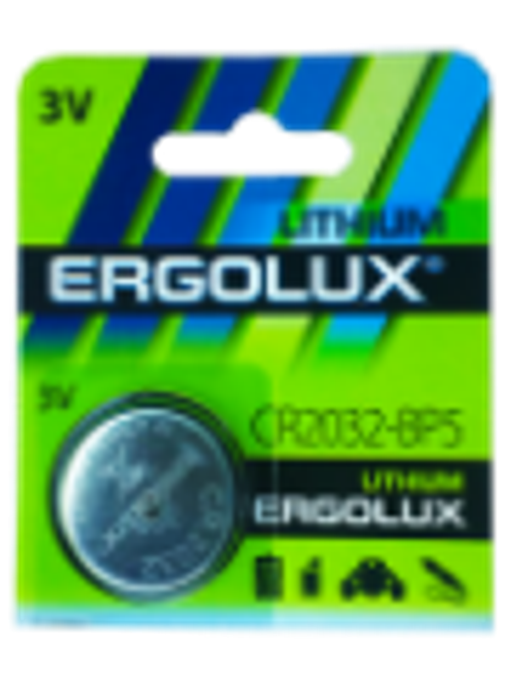 Элемент питания CR2032 Ergolux BL5