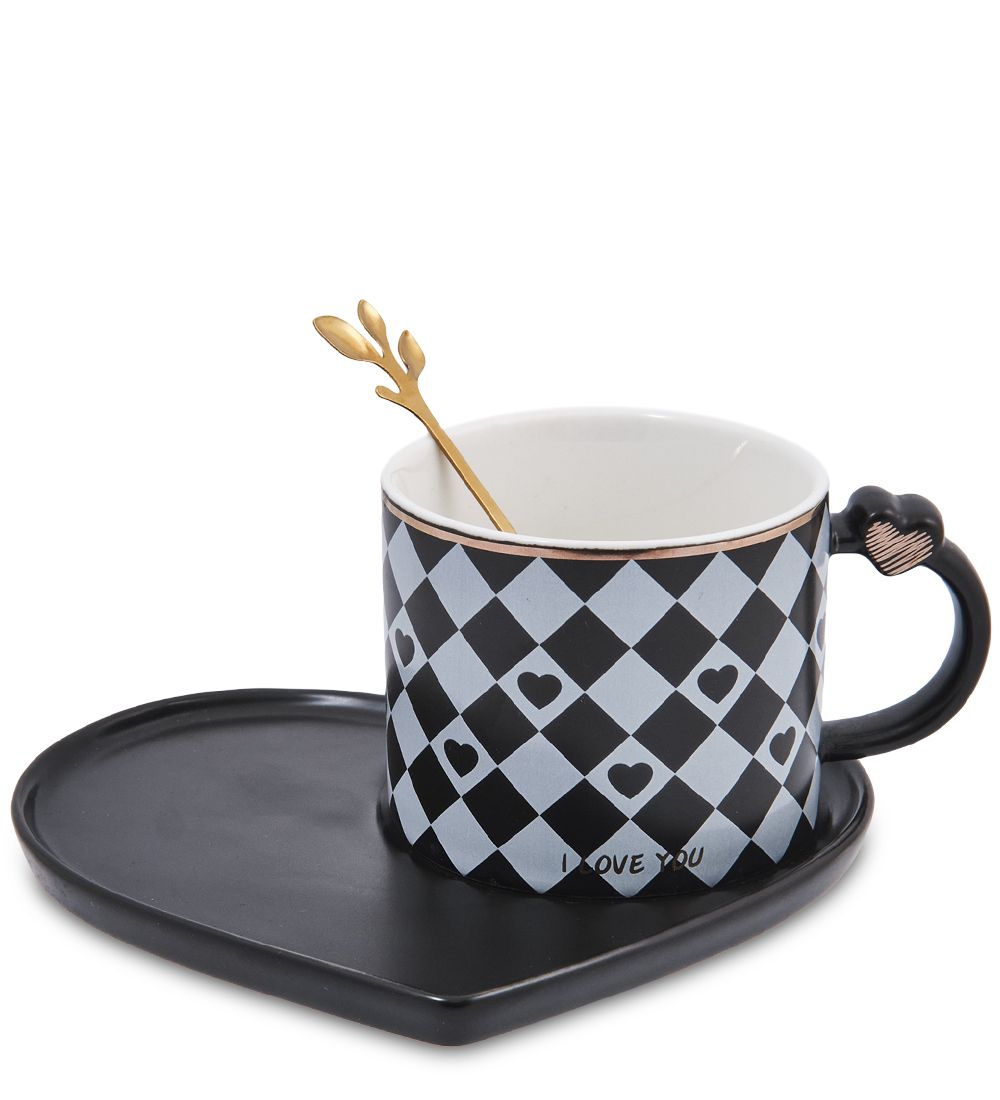 GAEM Art MUG-418/2 Чайная пара «Сердце»