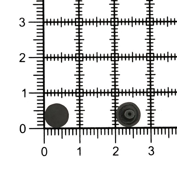 Хольнитены (заклёпки) 2-сторонние ⌀7.0 мм, h=6.0-7.0 мм, сталь, №33, цв.оксид, ≈100 шт, New Star
