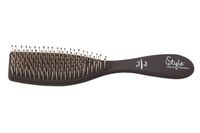 Щетка Olivia Garden ESSENTIAL STYLE WET Thick Hair Bristles Matt Black ID2087 (08279)