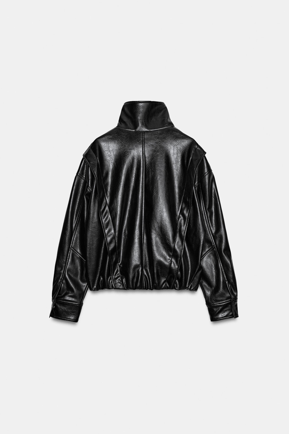 БОМБЕР ИЗ ИСКУССТВЕННОЙ КОЖИ — ZARA