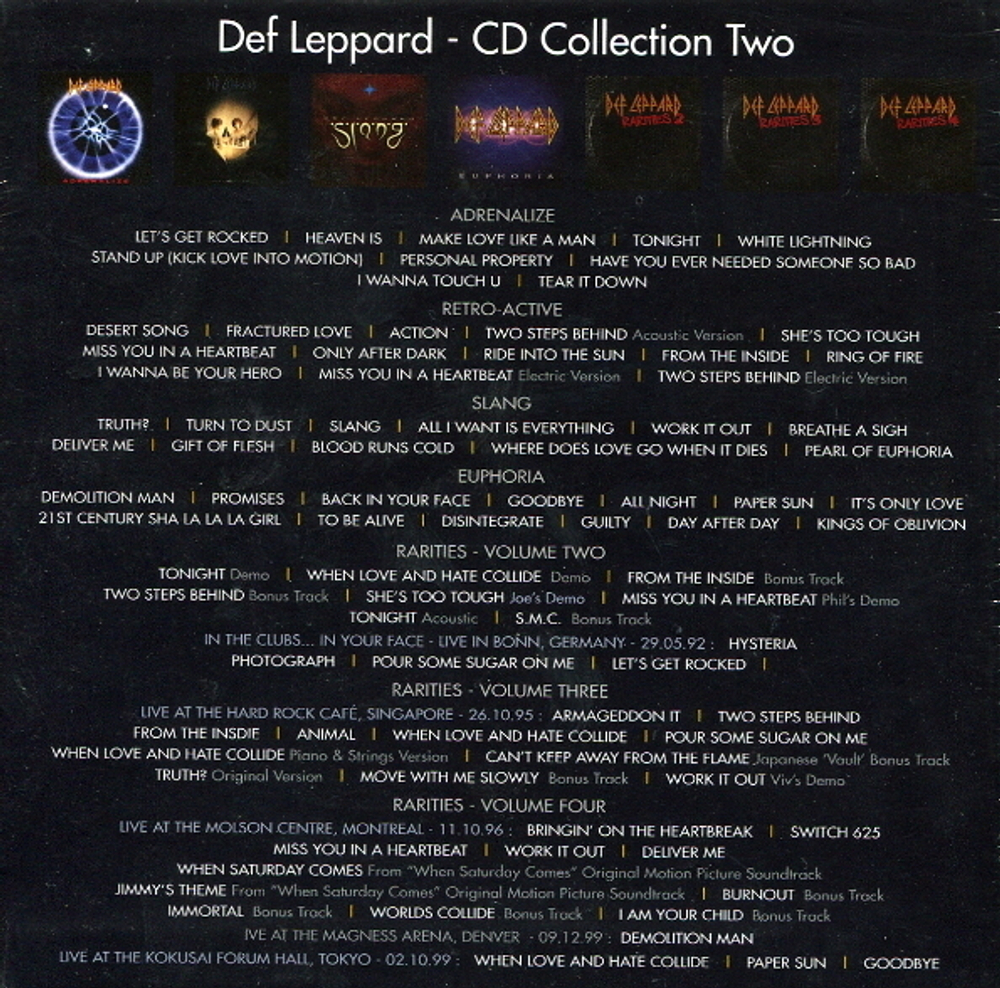 Комплект / Def Leppard: CD Collection Volume 1, 2, 3 (Limited Edition)(19CD+CD Single)