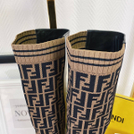 Кожаные сапоги Fendi