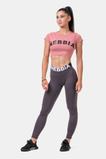 Топ женский Short Sleeve Sporty Crop Top 584 Розовый