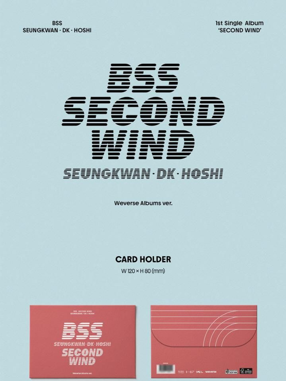 Альбом BSS (SEVENTEEN) - SECOND WIND 1st Single Album WVS Version