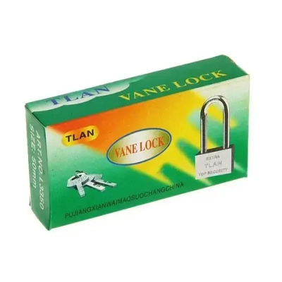 Замок навесной TLAN TLC01 50 удлиненная дужка