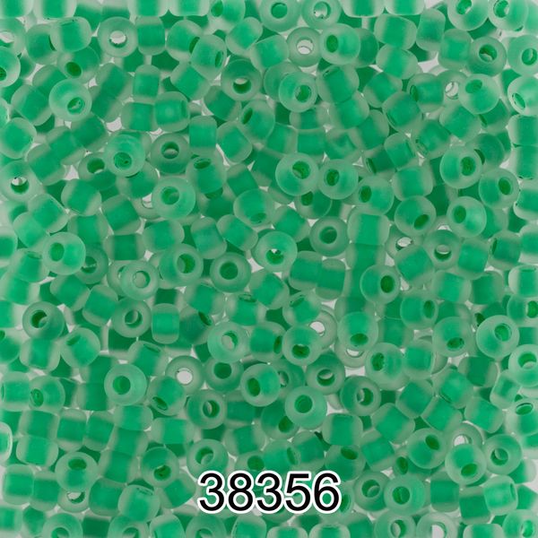 Бисер Preciosa 10/0 (2.3 мм), 500 г, 38356 (Ф418) св.зеленый мат
