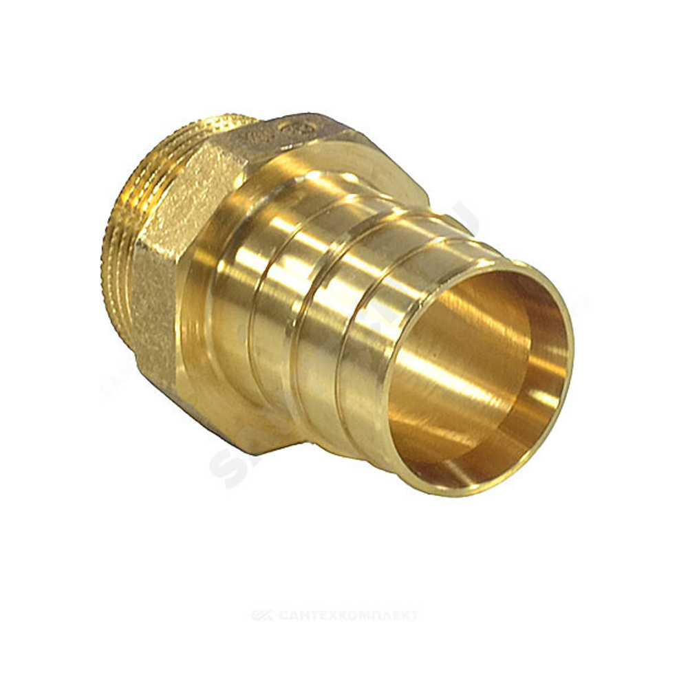 Муфта для PE-X труб радиальная латунь Дн 20х1/2" НР GX107 Giacomini GX107Y034