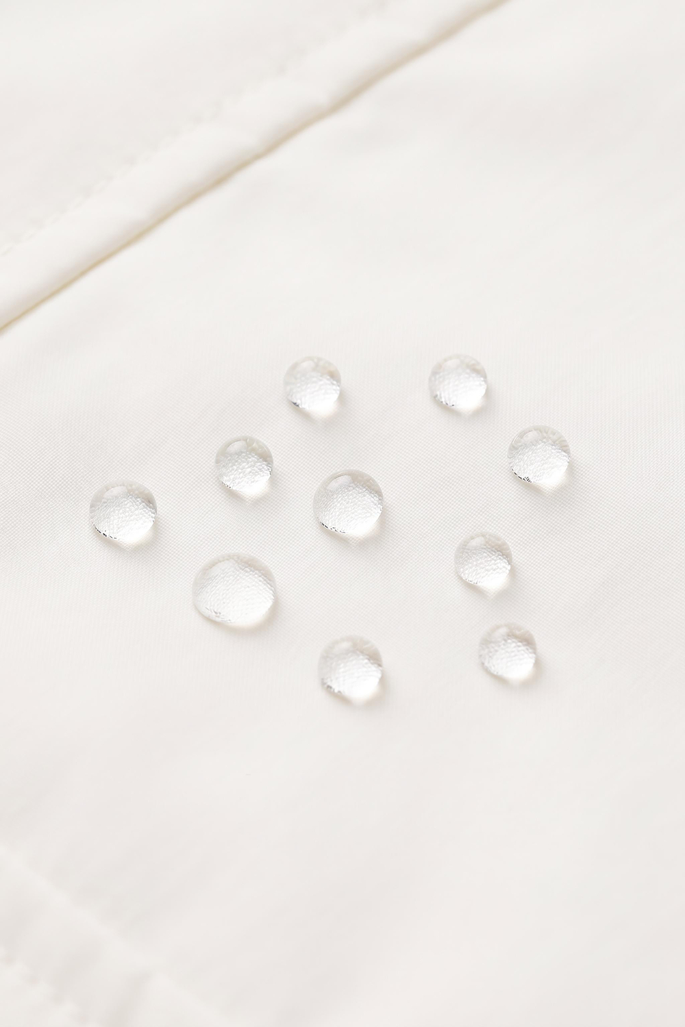ZARA ПАРКА WATER REPELLENT С КОНТРАСТНЫМИ ДЕТАЛЯМИ, БЕЛЫЙ