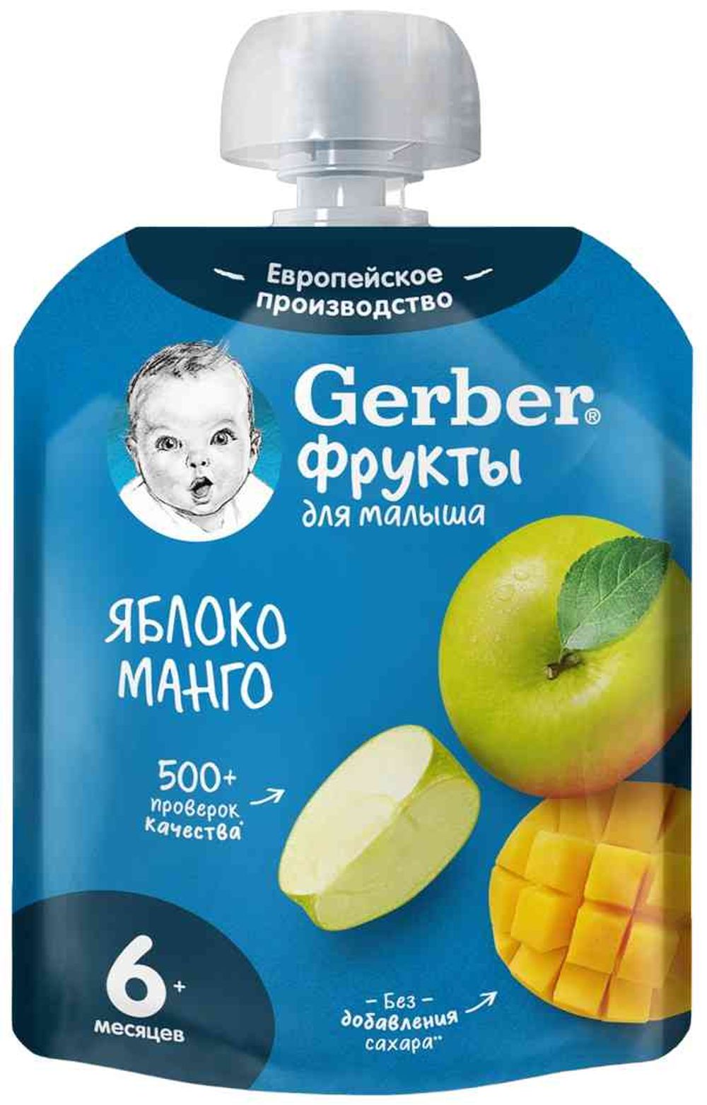 Пюре в тюбике яблоко манго Gerber 90 г
