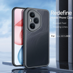 Тонкий чехол с мягкими рамками от Dux Ducis для Honor 400 Pro, серия Aimo Series Case