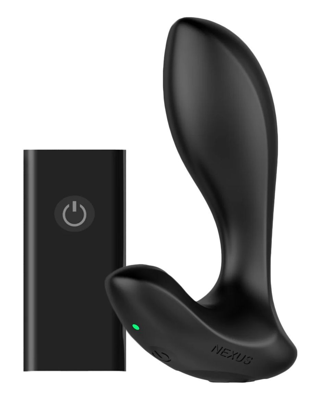 Черная анальная вибровтулка Nexus Duo Plug - 9,8 см. (Цвет: черный)
