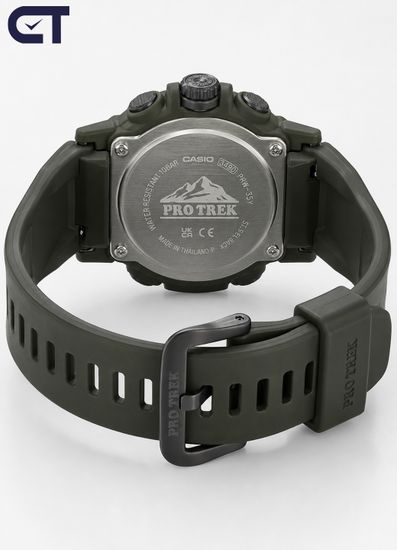 CASIO PRW-35Y-3BDR PRO TREK мужские наручные часы — лёгкая PRO TREK с Triple Sensor, Tough Solar и Multi Band 6