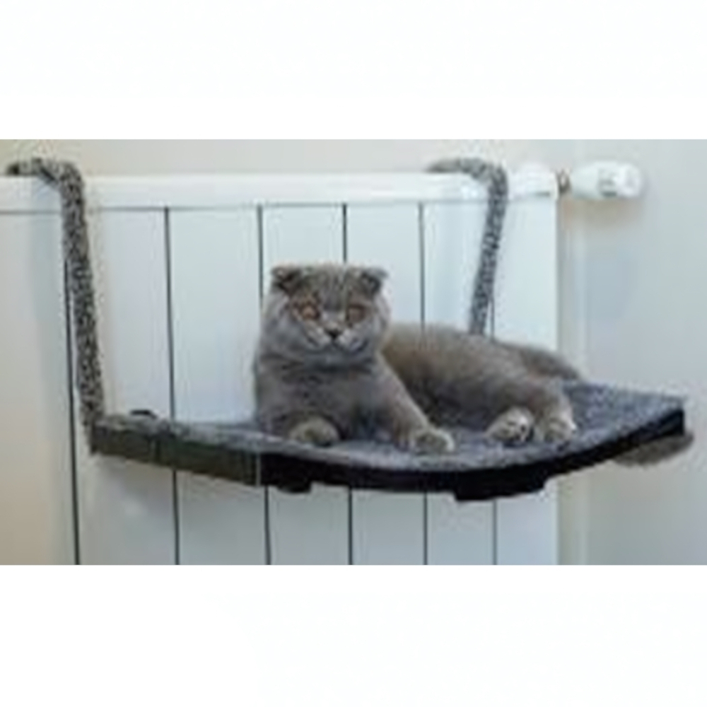Подвесная лежанка для животных с мягким ковриком