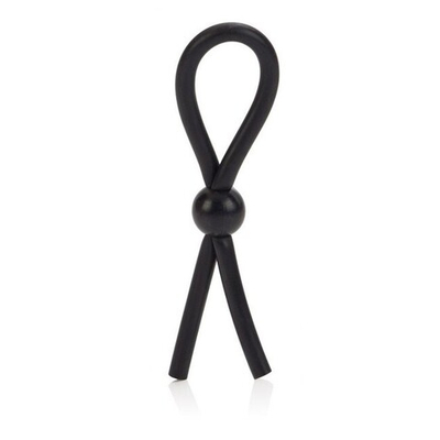 Лассо на пенис из латекса Dr. Joel Kaplan "Erection Enhancing Lasso Rings" (Цвет: черный)