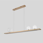 Подвесной светодиодный светильник Crystal Lux AHORA SP1 L1200 BRASS