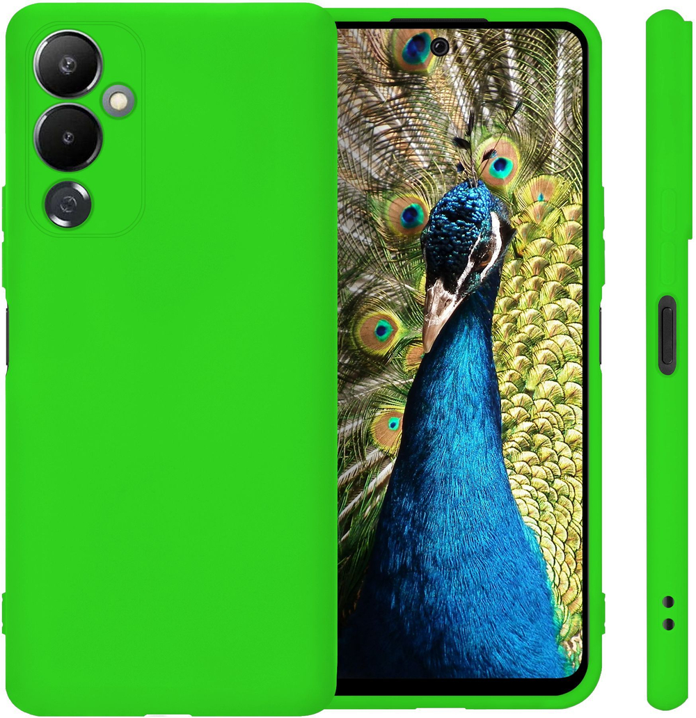 Мягкий Soft Touch чехол из силикона для TECNO POVA 4 (не PRO / NEO!) с бархатной подкладкой