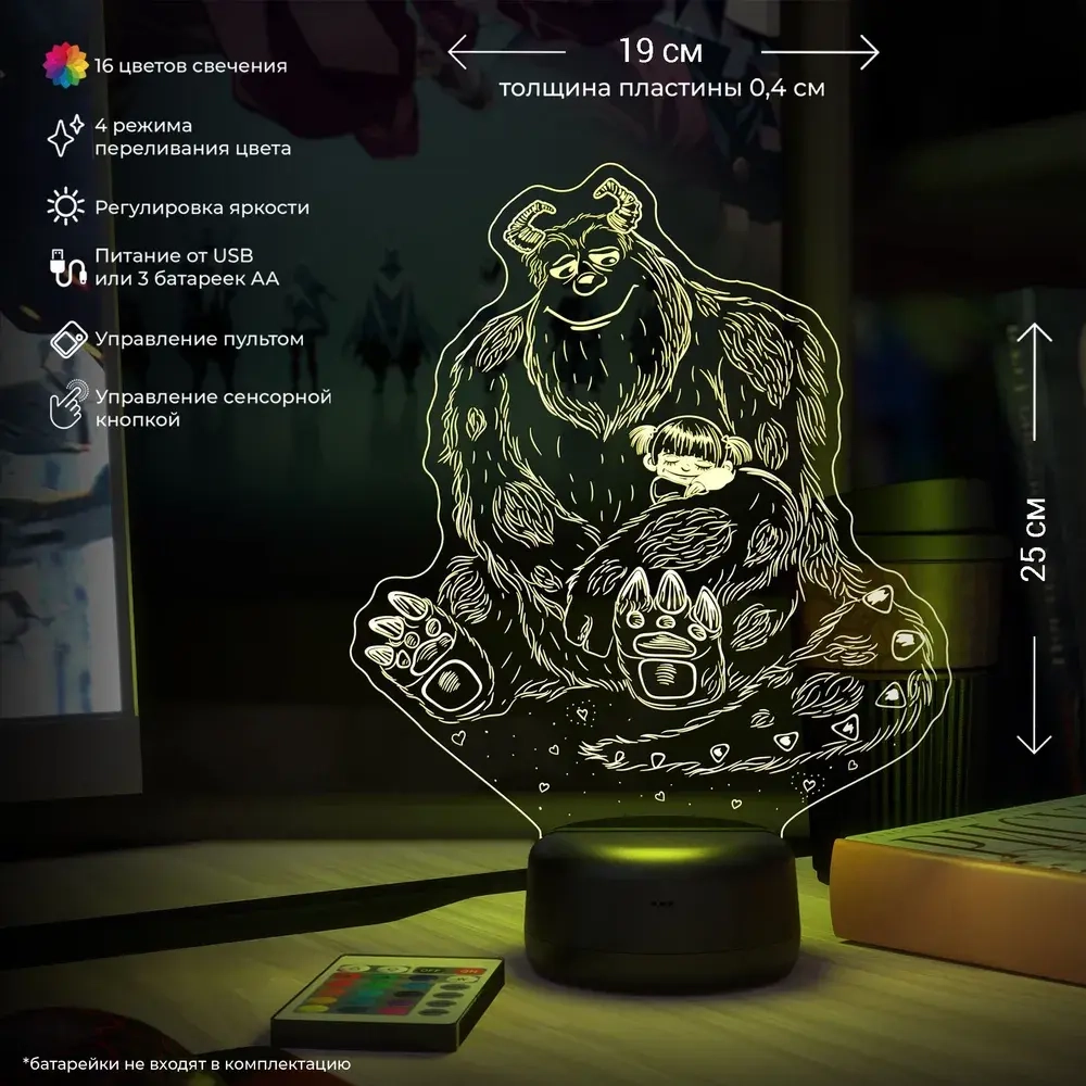 Ночник "Корпорация монстров"