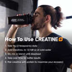 Optimum Nutrition, Creatine +, клубника и персик, 360 г (12,69 унции)