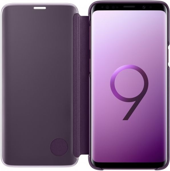 Чехол-книжка Samsung Clear View Standing для Galaxy S9 (фиолетовый)