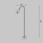 Ландшафтный светильник Outdoor O531FL-L3B3K