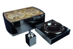 Настольный набор сигарных аксессуаров Mastro de Paja SET-H01-BL