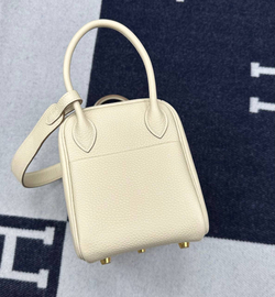 Сумка Hermes Lindy Craie Gold Hardware