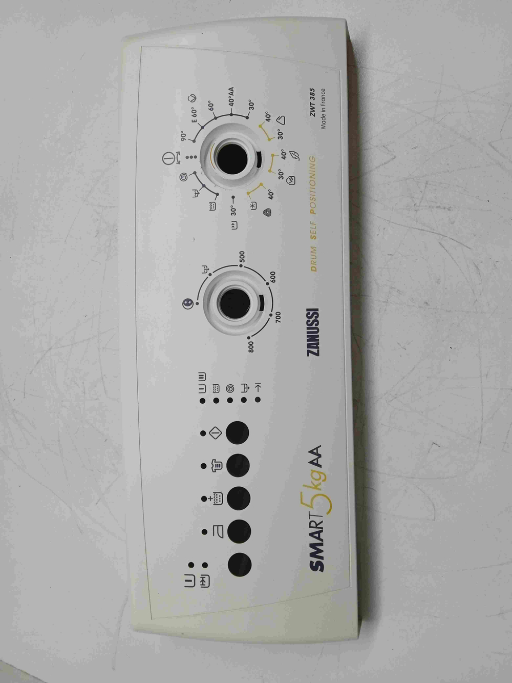 ZWT385 кт274 Лицевая панель стиральной машины Zanussi ZWT385 б/у