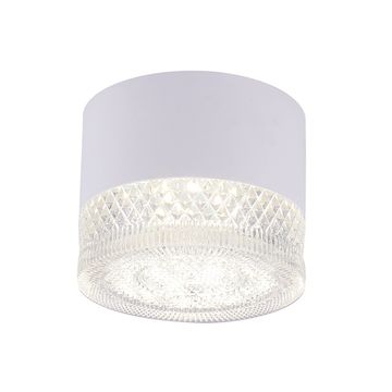 Накладной светодиодный точечный светильник 12W CLT 140C80 WH 4000K белый Crystal Lux