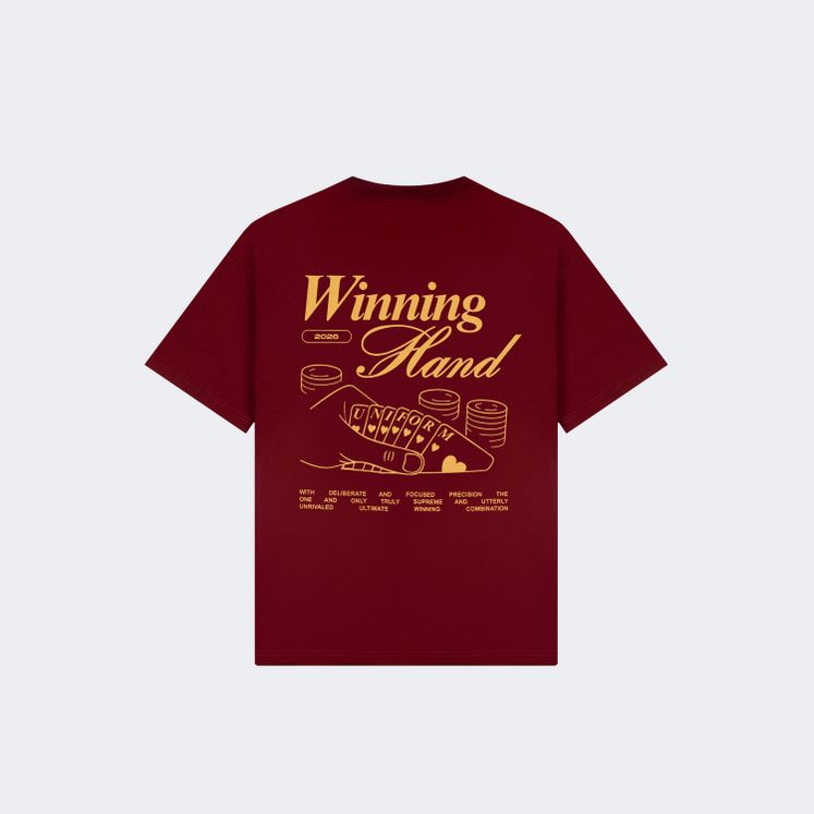 Футболка UNIFORM All in Win Hand, бордовый