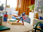 Конструктор Лего Марвел Фигурка Капитана Америки 76258 | LEGO Marvel Captain America Construction Figure 310 деталей 8+