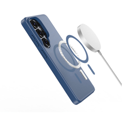 Чехол темно-синего цвета с MagSafe для Samsung Galaxy S26 Ultra, серия Yind Series от Dux Ducis