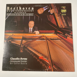Винтажная виниловая пластинка LP Beethoven Бетховен, Sir Colin Davis, Klavierkonzert Nr. 3 C-Moll Op. 37 (ГДР 1987)
