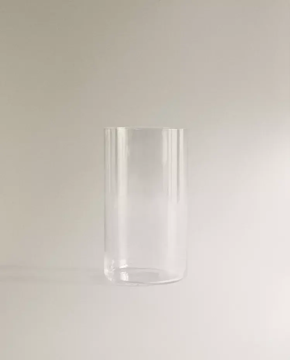 ZARA HOME СТАКАН ИЗ ХРУСТАЛЬНОГО СТЕКЛА ДЛЯ ПРОХЛАДИТЕЛЬНЫХ НАПИТКОВ, ПРОЗРАЧНЫЙ