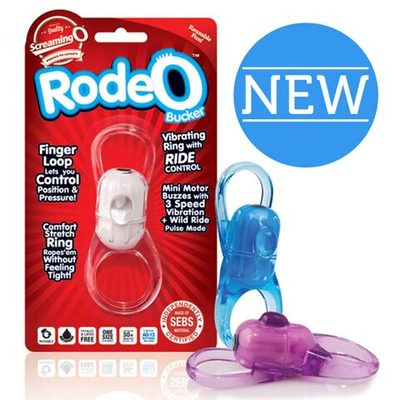 Прозрачное кольцо на пенис RodeO Bucker (Цвет: прозрачный)