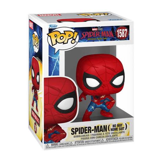 Funko POP! Marvel Bobble Spider-Man Brand New Day Spider-Man (No Way Home Suit) — упаковка