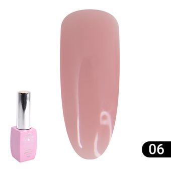 Цветная френч база для гель лака Global Fashion, Color French Base Coat 8 мл, 06