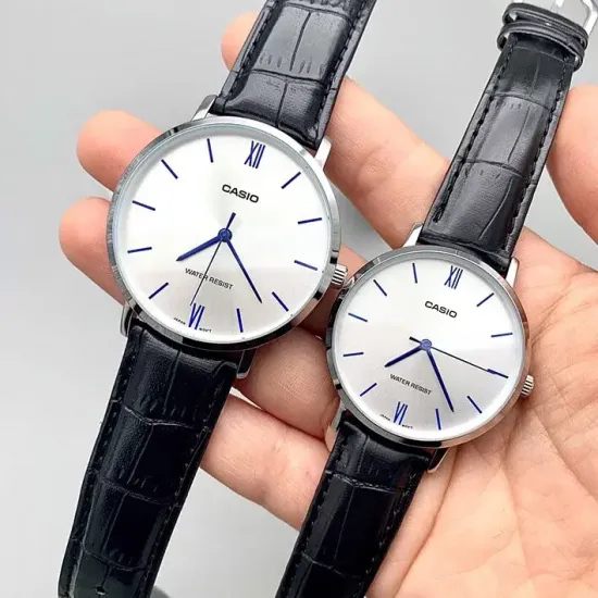 Парные часы Casio Standard: MTP-VT01L-7B1 и LTP-VT01L-7B1