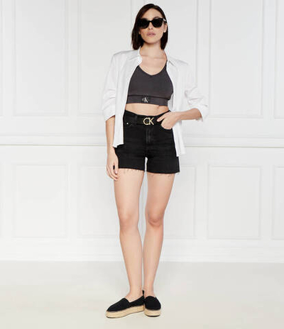 Джинсовые шорты CALVIN KLEIN JEANS - черный(J20J222812)