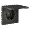 Розетка с крышкой Voltum S70 Титан VLS040306