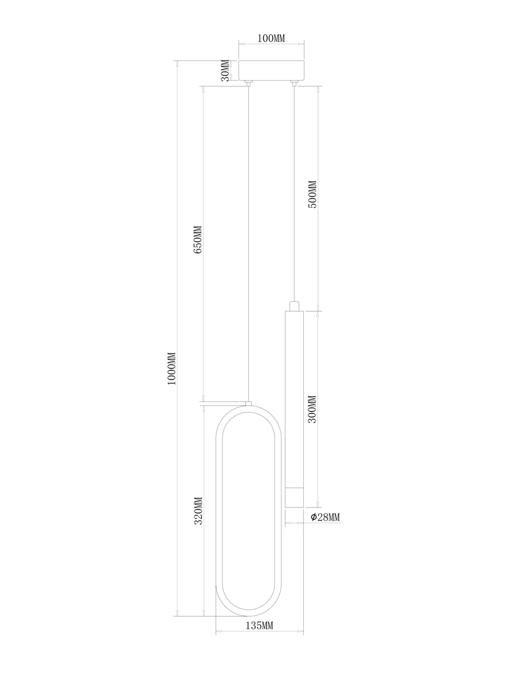 Подвесной светильник Freya FR6082PL-L23B