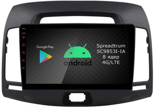 Магнитола для Hyundai Elantra 4 2006-2010 (HD) - Airok RI-2018 Android 12, Быстрая, SIM-слот