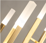Pendant design lamp  THE LIGHT by Alma 60 lampshades (Gold)