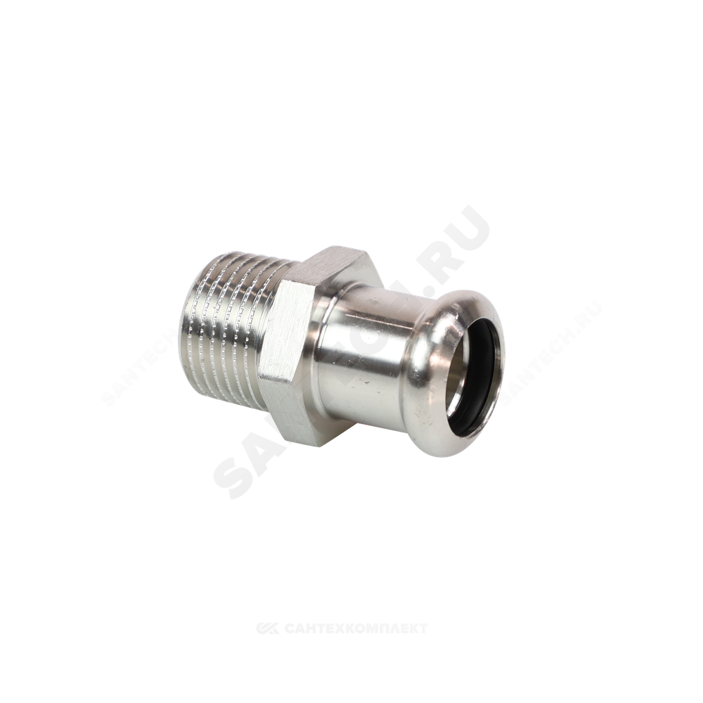 Муфта сталь нерж AISI 316L Дн 28х1/2" Ру16 пресс/НР Inoxpres RM 187102028