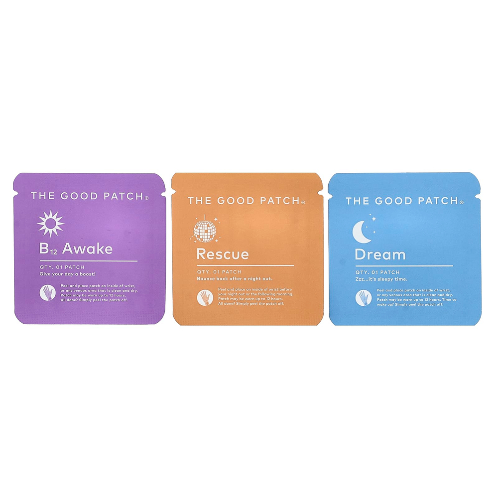 The Good Patch, The Fan Faves Wellness патчи, 3 шт.