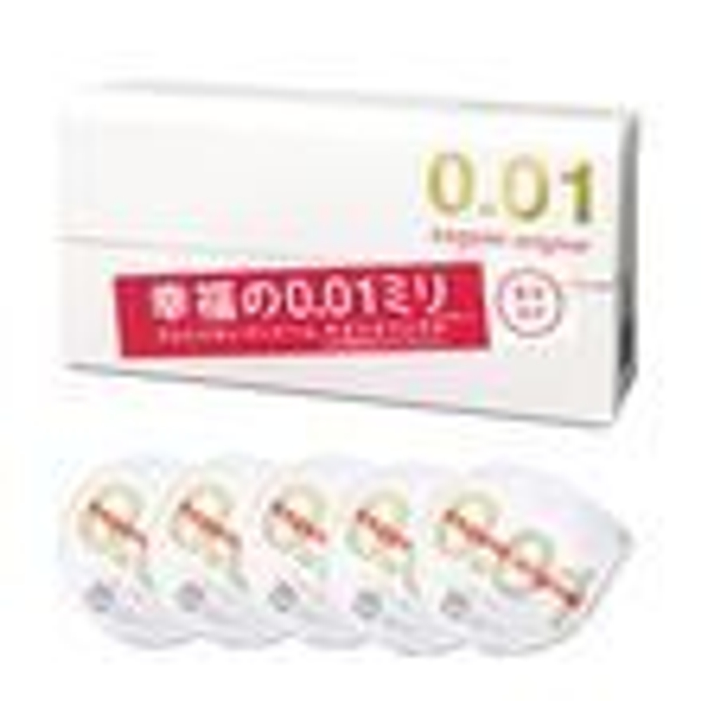 Презервативы Sagami Original 001 полиуретановые 5шт.