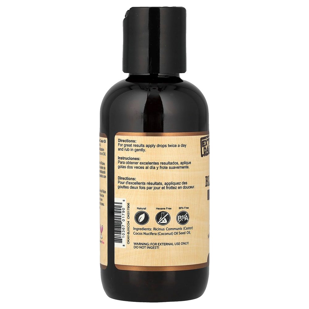 Okay Pure Naturals, Натуральное масло для волос, для темных волос, 118 мл (4 жидк. унц.)